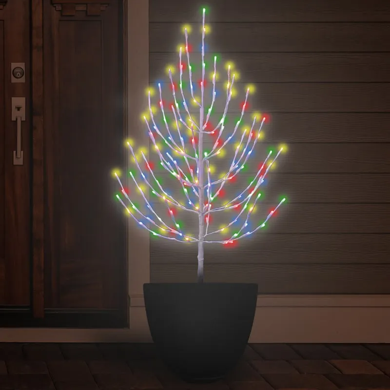 3' Twig Tree Decoration with Twinkling 5MM LED Lights