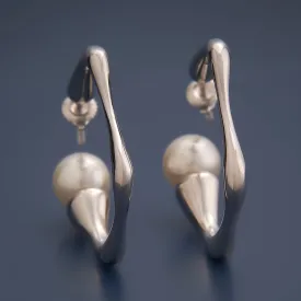 92.5 Silver Earring 156729