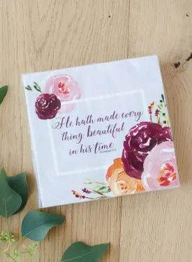 Beautiful Floral Napkin