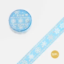 BGM Winter Limited Masking Tape - Snow Embroidery