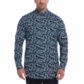 Big & Tall EcoVero™ Scenic Print Stretch Shirt