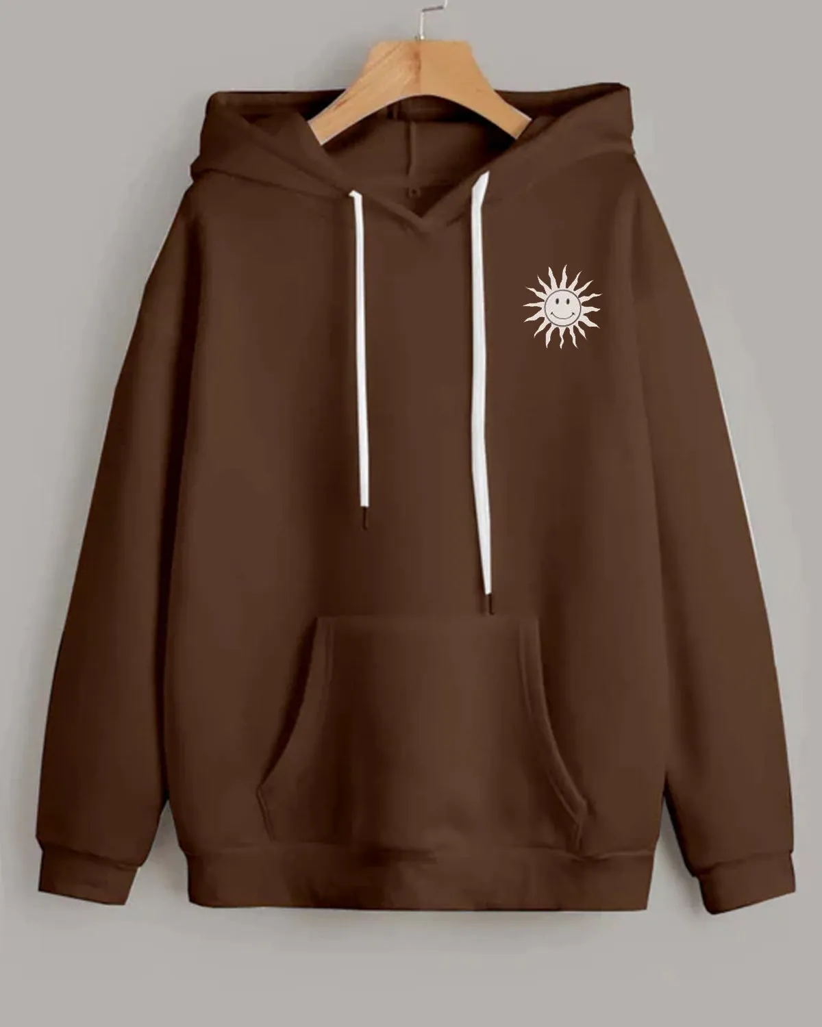 Brandy Bliss: Chic Brown Sun Men's Pullover