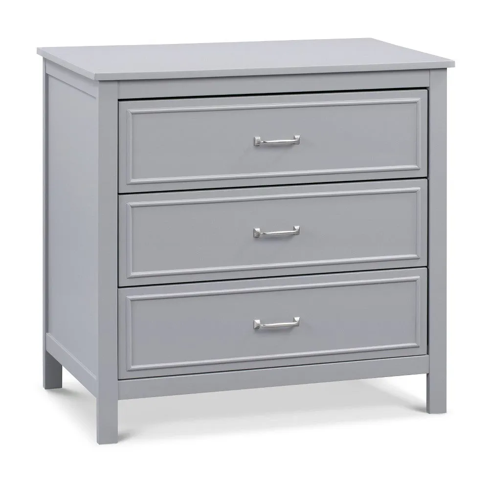 Charlie 3-Drawer Dresser - Gray