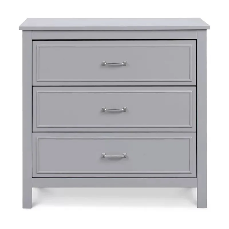 Charlie 3-Drawer Dresser - Gray