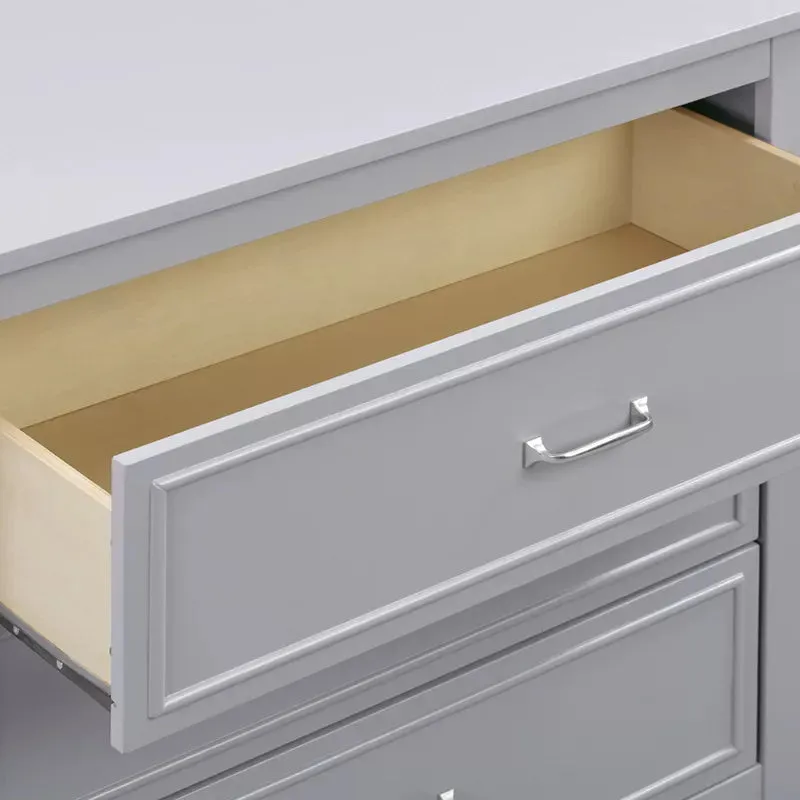 Charlie 3-Drawer Dresser - Gray