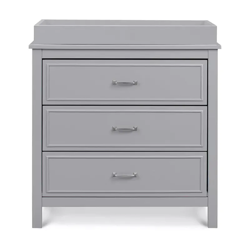 Charlie 3-Drawer Dresser - Gray