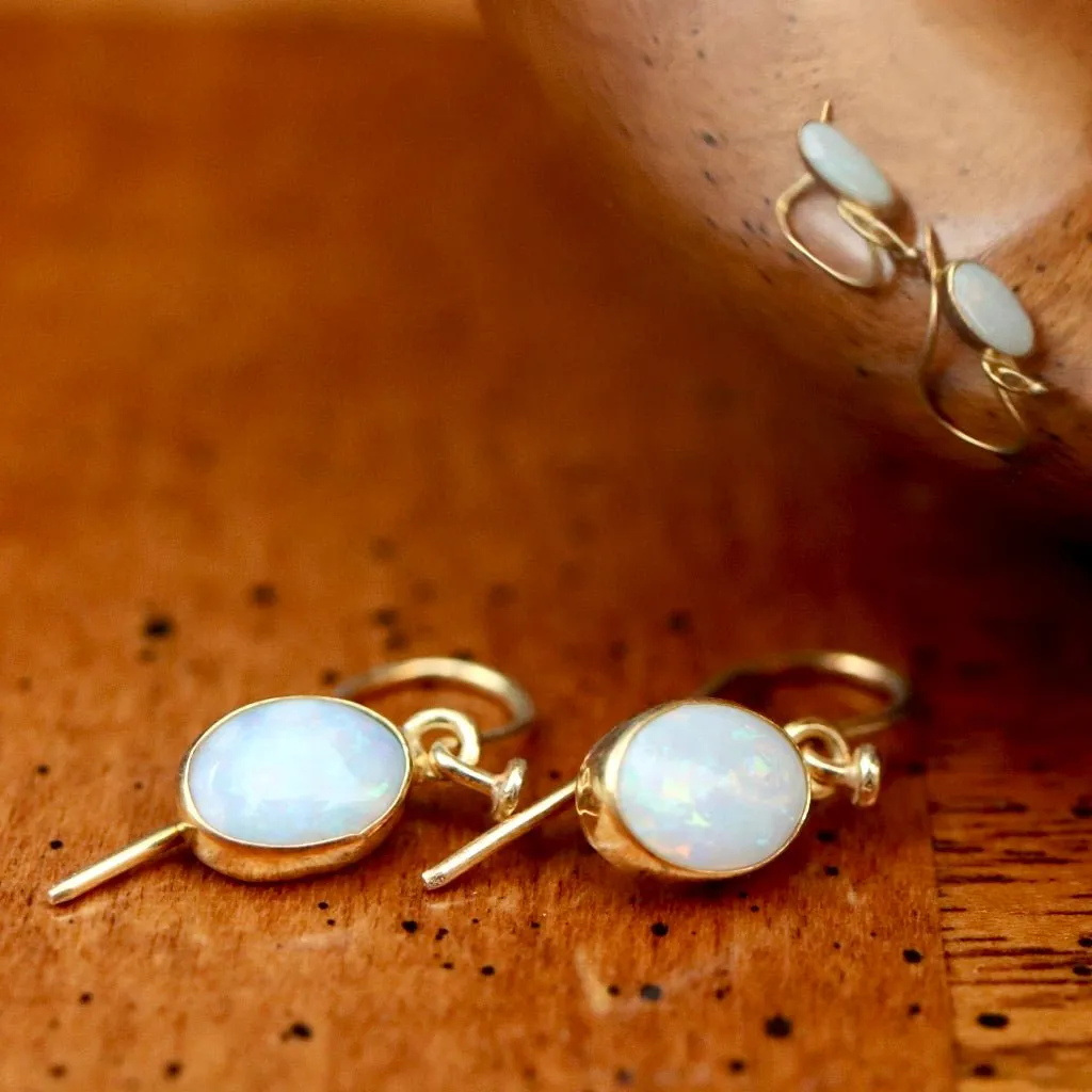 Cloud Opal Earrings