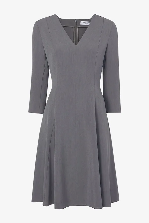 Erica Dress - Recycled WonderTex :: Steel Gray