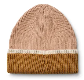 Ezra Beanie - Dark Rose/Sandy/Caramel