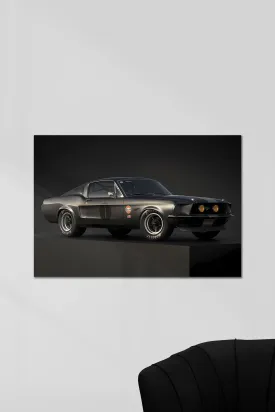 FERRARI BLACK | VINTAGE CAR #1 | CAR POSTERS