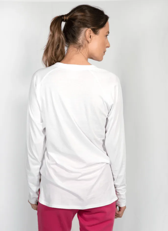 Layer Me Long Sleeve Tee White