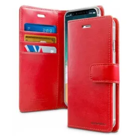 Mercury Blue Moon Diary Case for iPhone X/XS - Red