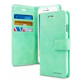 Mercury Blue Moon Diary iPhone 6/6s Plus Case - Mint