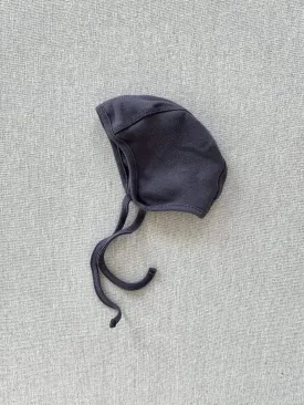 organic cotton bonnet - graphite