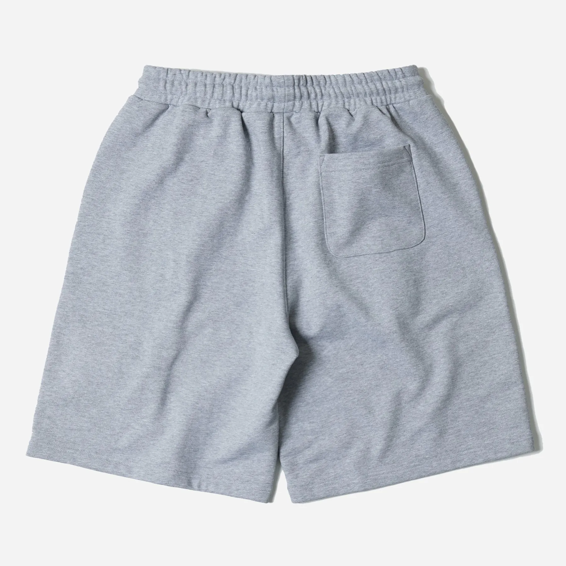 POUCH POCKET SWEAT SHORTS - GRAY