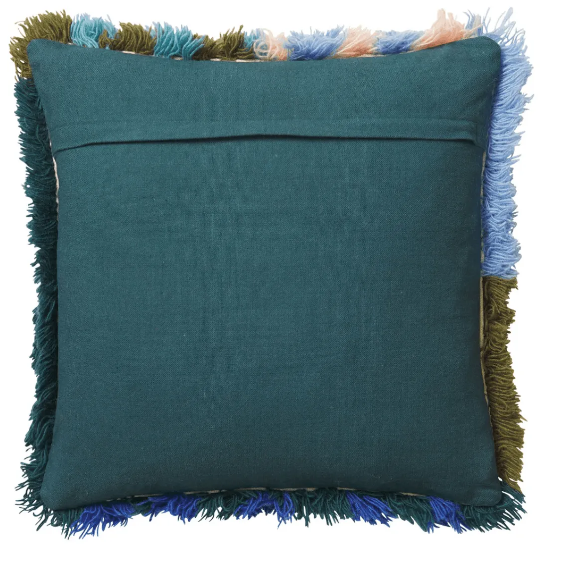 Sage and Clare Neoma Shag Cushion - Lapis