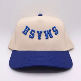 Smash GC | The Smash Hat - Natural/Royal Blue