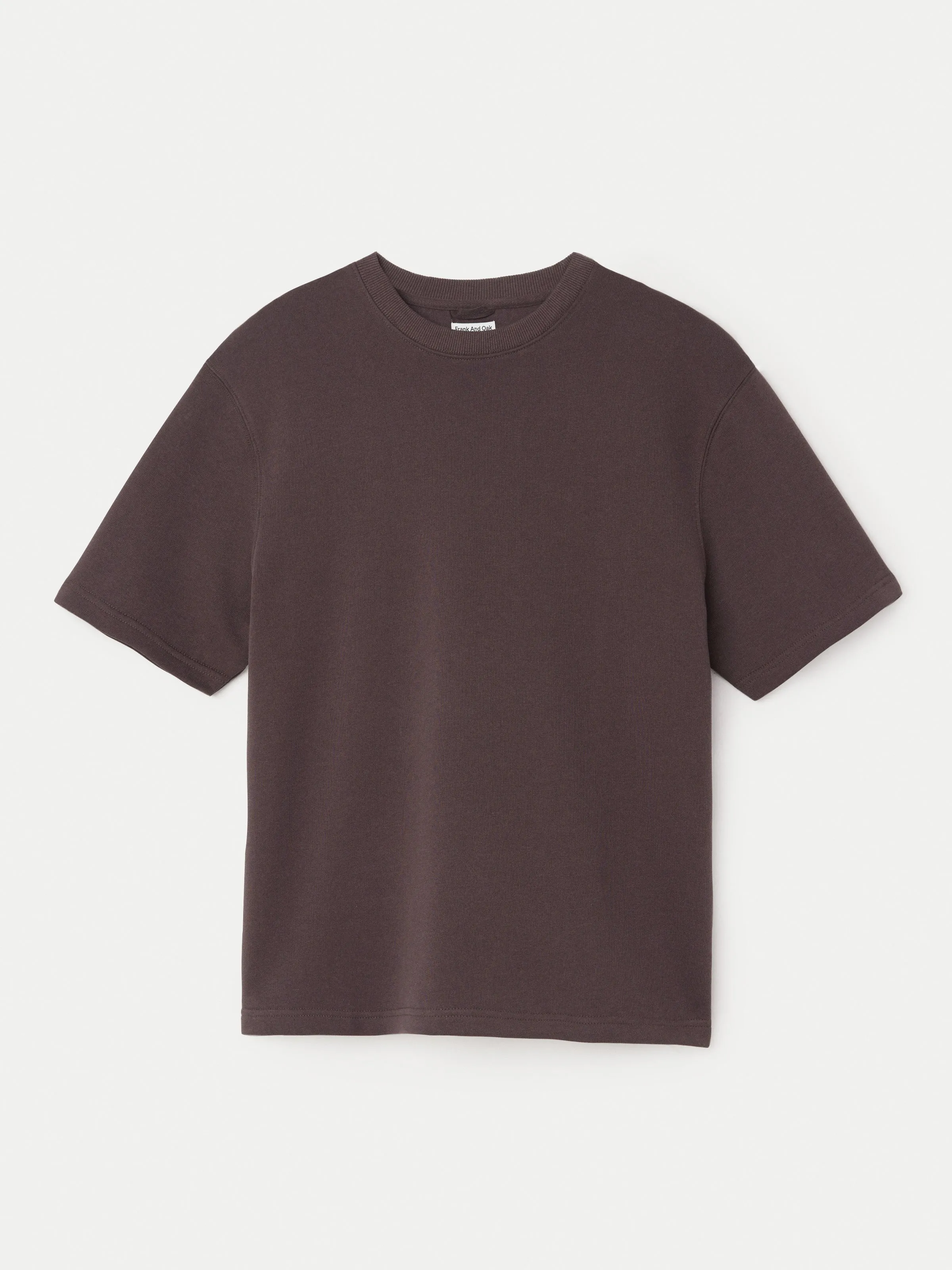 The French Terry T-Shirt in Raisin